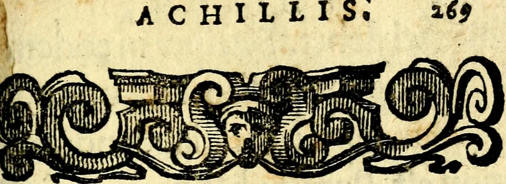 An illustration from Io: Francisci Bonomij Bononiensis Chiron Achillis, siue, Nauarchus humanæ uitæ : morali emblemate geminato ad felicitatis portum perducens, 1661, leaf 304