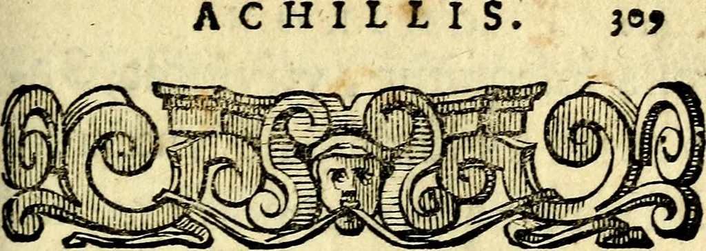 An illustration from Io: Francisci Bonomij Bononiensis Chiron Achillis, siue, Nauarchus humanæ uitæ : morali emblemate geminato ad felicitatis portum perducens, 1661, leaf 344