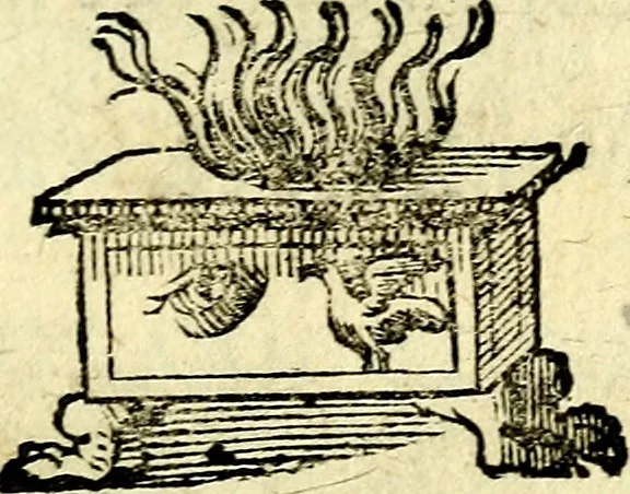 An illustration from Io: Francisci Bonomij Bononiensis Chiron Achillis, siue, Nauarchus humanæ uitæ : morali emblemate geminato ad felicitatis portum perducens, 1661, leaf 362