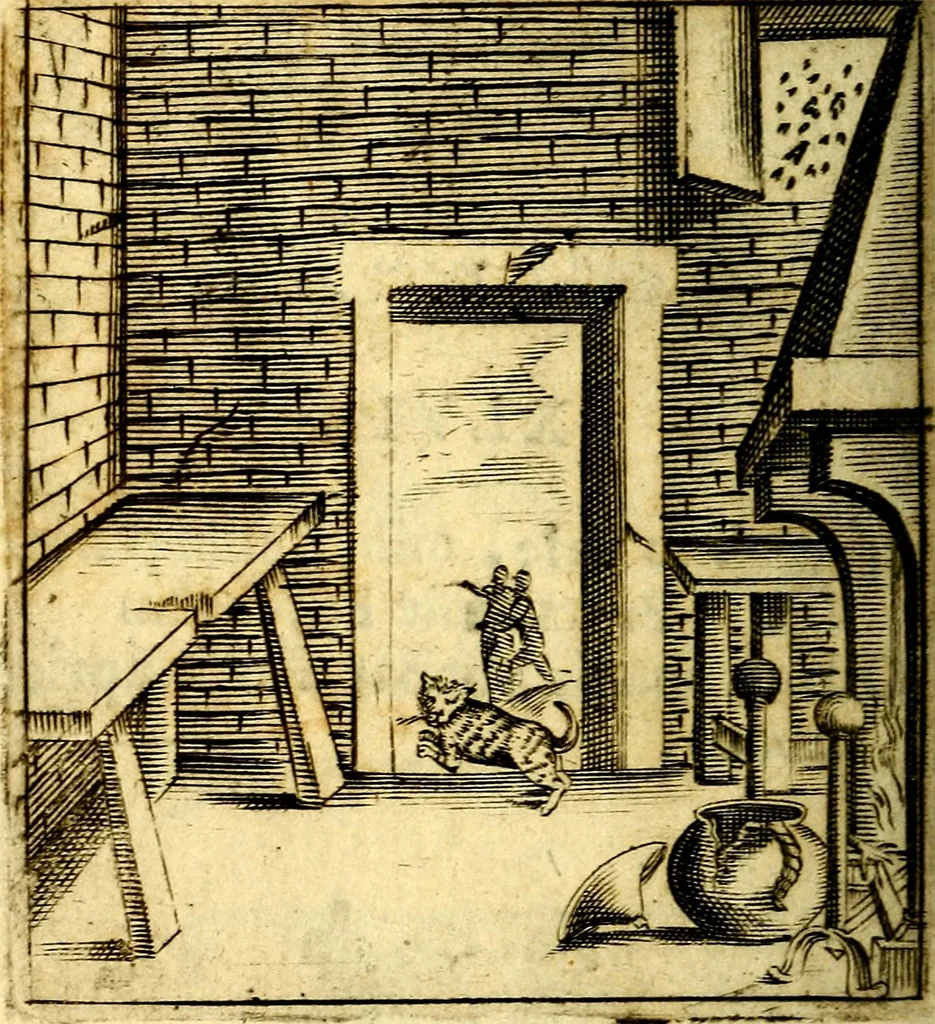 An illustration from Io: Francisci Bonomij Bononiensis Chiron Achillis, siue, Nauarchus humanæ uitæ : morali emblemate geminato ad felicitatis portum perducens, 1661, leaf 403