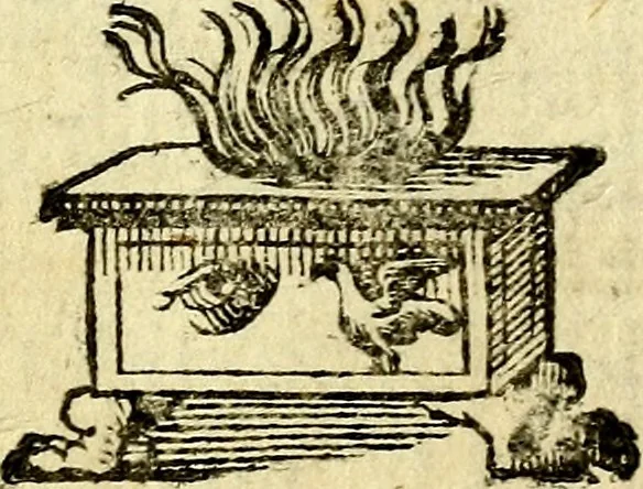 An illustration from Io: Francisci Bonomij Bononiensis Chiron Achillis, siue, Nauarchus humanæ uitæ : morali emblemate geminato ad felicitatis portum perducens, 1661, leaf 48