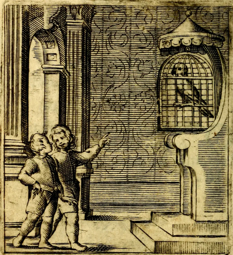 An illustration from Io: Francisci Bonomij Bononiensis Chiron Achillis, siue, Nauarchus humanæ uitæ : morali emblemate geminato ad felicitatis portum perducens, 1661, leaf 85