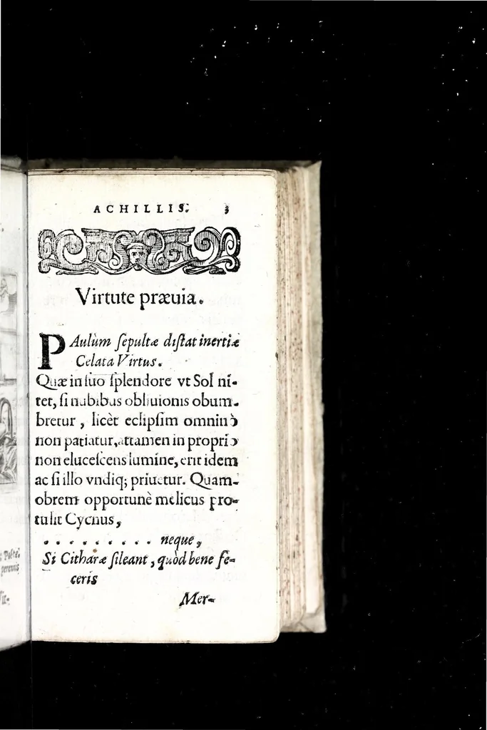 An illustration from Io. Francisci Bonomij Bononiensis Chiron Achillis, siue, Nauarchus humanae vitae : morali emblemate geminato ad felicitatis portum perducens, 1661, leaf 173