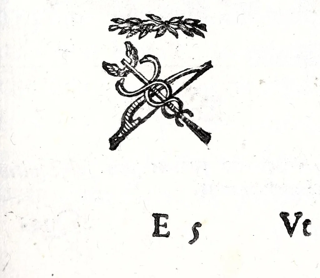 An illustration from Io. Francisci Bonomij Bononiensis Chiron Achillis, siue, Nauarchus humanae vitae : morali emblemate geminato ad felicitatis portum perducens, 1661, leaf 263