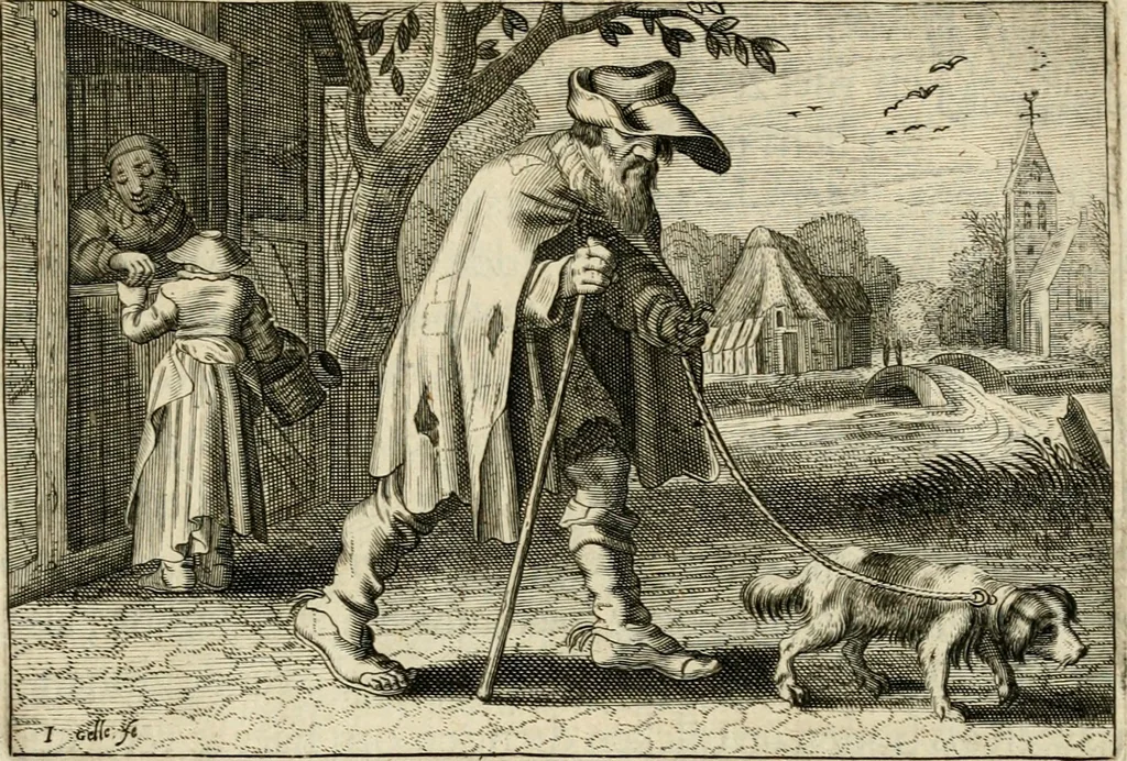An illustration from Iohannis de Brunes I.C. Emblemata, of, Zinne-werck : voorghestelt in beelden, ghedichten en breeder uijt-legginghen, tot uijt-druckinghe en verbeteringhe van verscheijden feijlen onser eeuwe, 1624, leaf 170