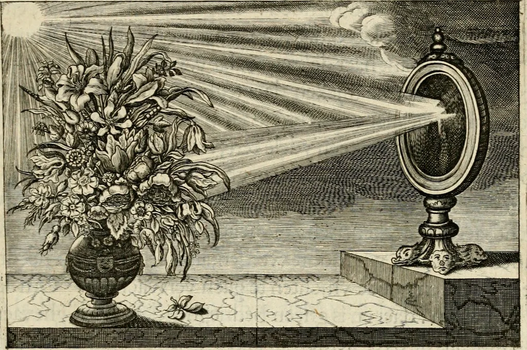 An illustration from Iohannis de Brunes I.C. Emblemata, of, Zinne-werck : voorghestelt in beelden, ghedichten en breeder uijt-legginghen, tot uijt-druckinghe en verbeteringhe van verscheijden feijlen onser eeuwe, 1624, leaf 190