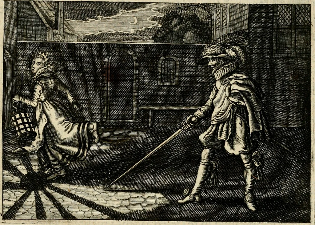 An illustration from Iohannis de Brunes I.C. Emblemata, of, Zinne-werck : voorghestelt in beelden, ghedichten en breeder uijt-legginghen, tot uijt-druckinghe en verbeteringhe van verscheijden feijlen onser eeuwe, 1624, leaf 262