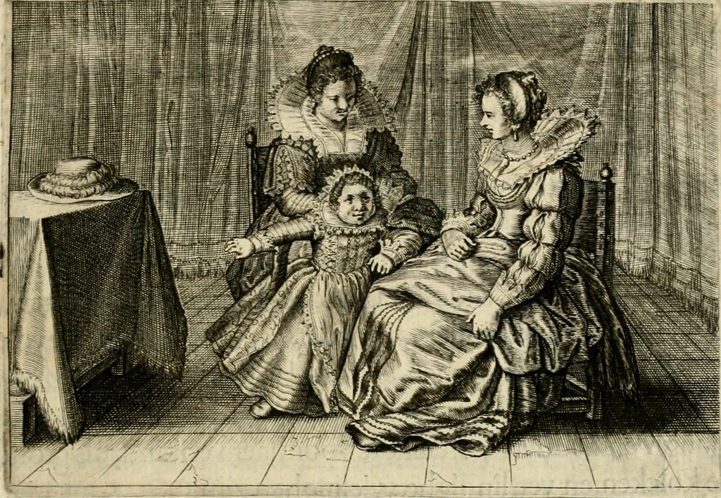 An illustration from Iohannis de Brunes I.C. Emblemata, of, Zinne-werck : voorghestelt in beelden, ghedichten en breeder uijt-legginghen, tot uijt-druckinghe en verbeteringhe van verscheijden feijlen onser eeuwe, 1624, leaf 48