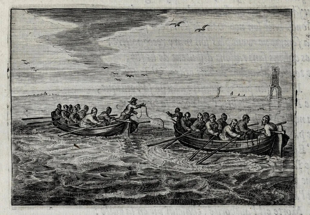 An illustration from Iohannis de Brunes I.C. Emblemata of zinne-werck : voorghestelt in beelden, ghedichten en breeder uijt-legginghen, tot uijt-druckinghe en verbeteringhe van verscheijden feijlen onser eeuwe, 1661, leaf 62