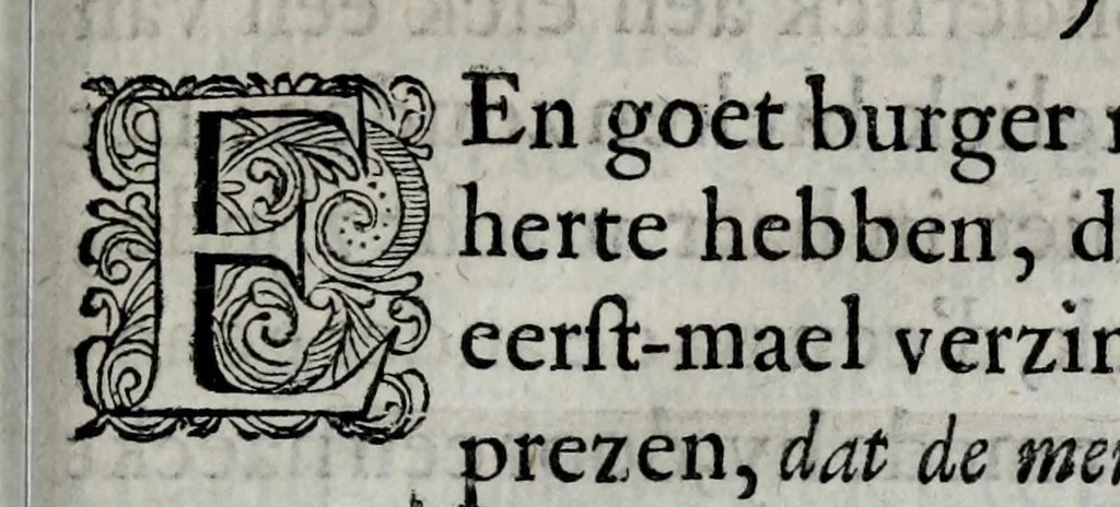 An illustration from Iohannis de Brunes I.C. Emblemata of zinne-werck : voorghestelt in beelden, ghedichten en breeder uijt-legginghen, tot uijt-druckinghe en verbeteringhe van verscheijden feijlen onser eeuwe, 1661, leaf 65