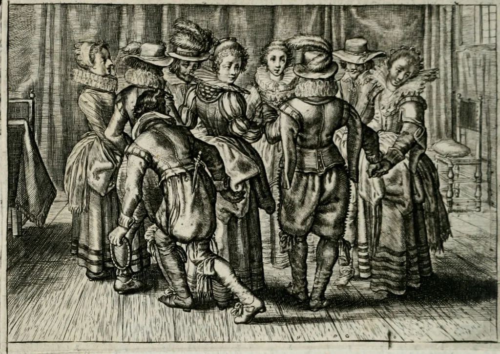 An illustration from Iohannis de Brunes I.C. Emblemata of Zinne-werck : vorghestelt, in beelden, ghedichten, en breeder uijt-legginghen, tot uijt-druckinghe, en verbeteringhe van verscheijden feijlen onser eeuwe, 1661, leaf 165
