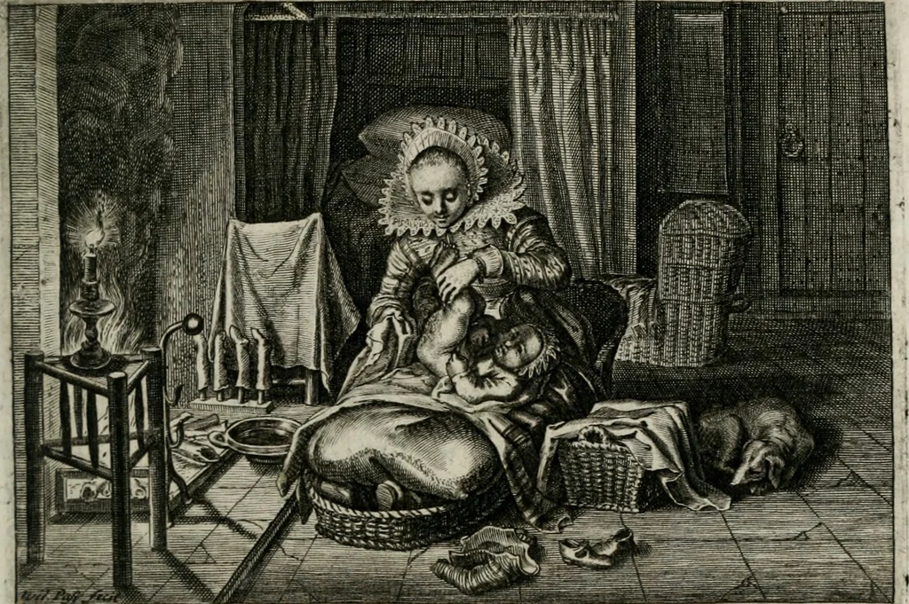 An illustration from Iohannis de Brunes I.C. Emblemata of Zinne-werck : vorghestelt, in beelden, ghedichten, en breeder uijt-legginghen, tot uijt-druckinghe, en verbeteringhe van verscheijden feijlen onser eeuwe, 1661, leaf 34