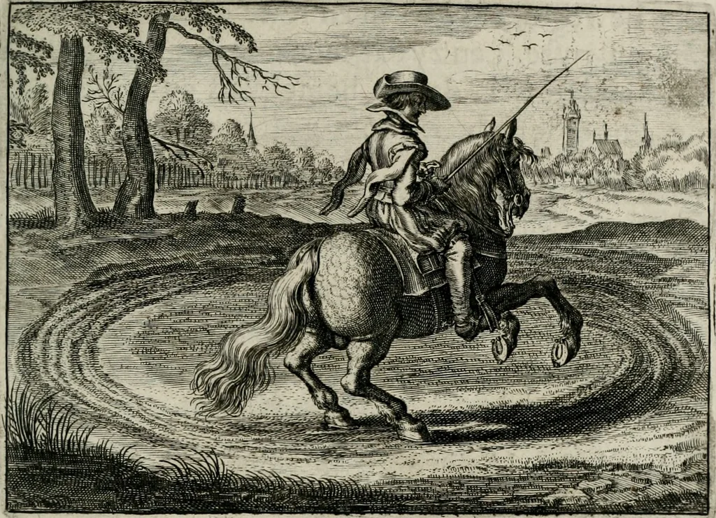 An illustration from Iohannis de Brunes I.C. Emblemata of Zinne-werck : vorghestelt, in beelden, ghedichten, en breeder uijt-legginghen, tot uijt-druckinghe, en verbeteringhe van verscheijden feijlen onser eeuwe, 1661, leaf 370