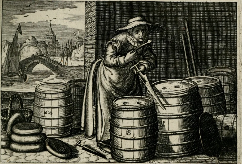 An illustration from Iohannis de Brunes I.C. Emblemata of Zinne-werck : vorghestelt, in beelden, ghedichten, en breeder uijt-legginghen, tot uijt-druckinghe, en verbeteringhe van verscheijden feijlen onser eeuwe, 1661, leaf 74