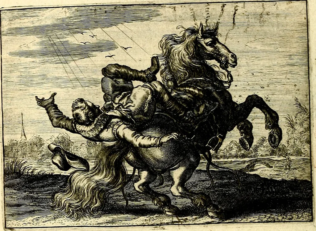 An illustration from Iohannis de Brunes I.C. Emblemata of Zinne-werck : voorghestelt, in Beelden, ghedichten, en breeder uijt-legginghen, tot uijt-druckinghe, en verbeteringhe van verscheijden feijlen onser eeuwe, 1661, leaf 145