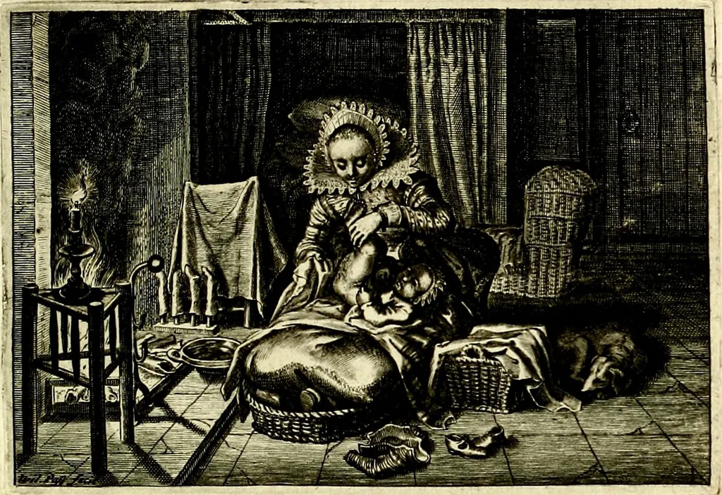 An illustration from Iohannis de Brunes I.C. Emblemata of Zinne-werck : voorghestelt, in Beelden, ghedichten, en breeder uijt-legginghen, tot uijt-druckinghe, en verbeteringhe van verscheijden feijlen onser eeuwe, 1661, leaf 28