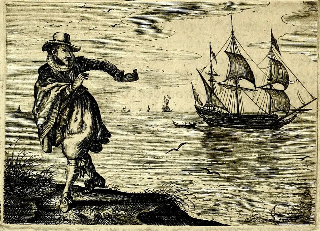 An illustration from Iohannis de Brunes I.C. Emblemata of Zinne-werck : voorghestelt, in Beelden, ghedichten, en breeder uijt-legginghen, tot uijt-druckinghe, en verbeteringhe van verscheijden feijlen onser eeuwe, 1661, leaf 296