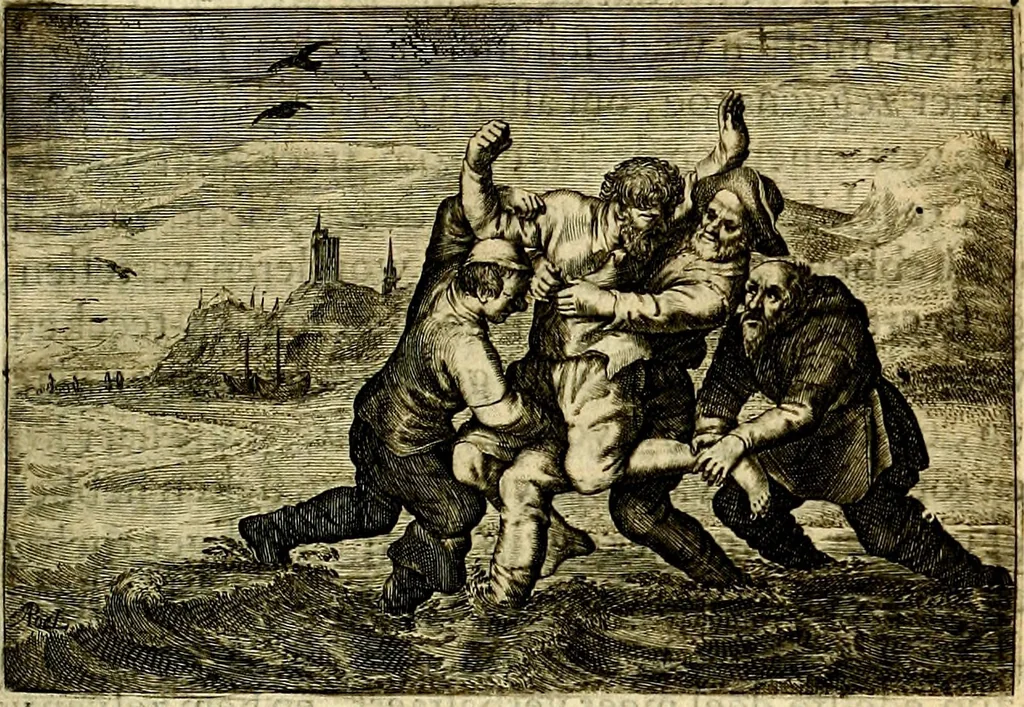 An illustration from Iohannis de Brunes I.C. Emblemata of Zinne-werck : voorghestelt, in Beelden, ghedichten, en breeder uijt-legginghen, tot uijt-druckinghe, en verbeteringhe van verscheijden feijlen onser eeuwe, 1661, leaf 292