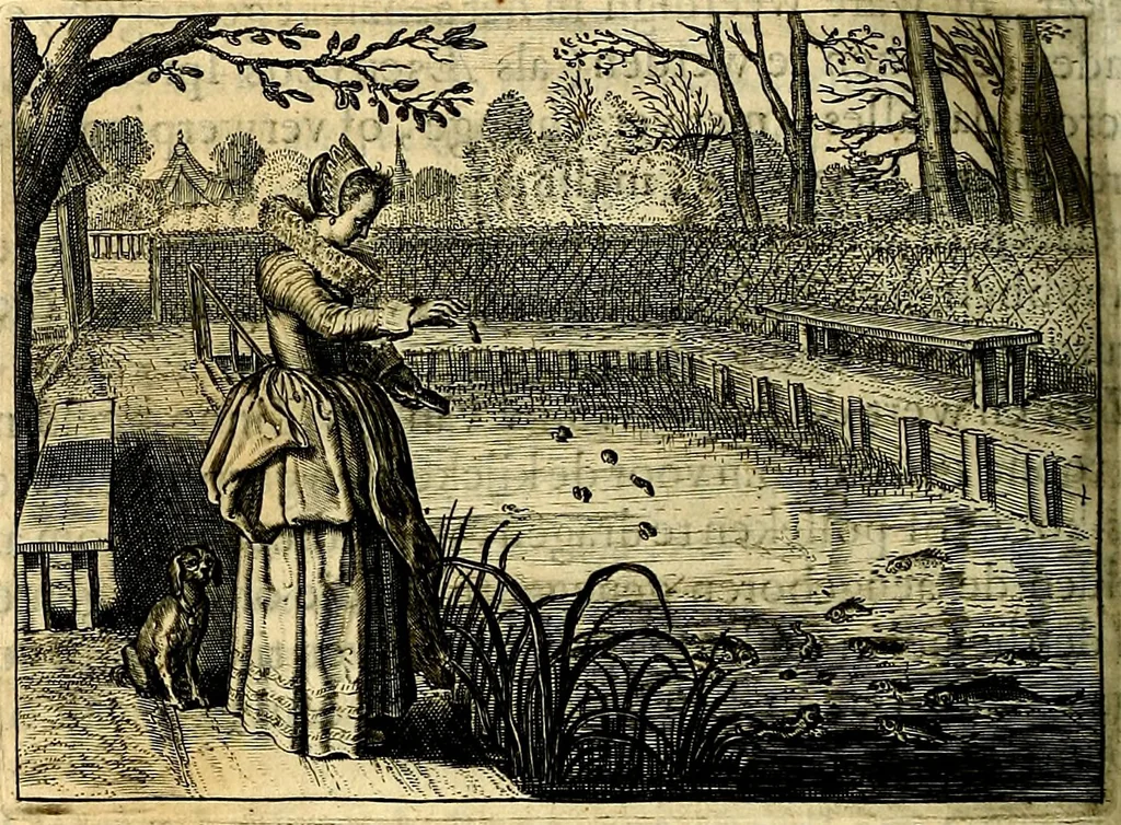An illustration from Iohannis de Brunes I.C. Emblemata of Zinne-werck : voorghestelt, in Beelden, ghedichten, en breeder uijt-legginghen, tot uijt-druckinghe, en verbeteringhe van verscheijden feijlen onser eeuwe, 1661, leaf 315