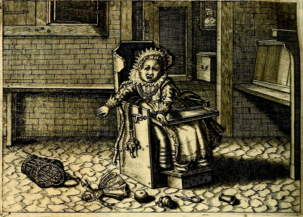 An illustration from Iohannis de Brunes I.C. Emblemata of Zinne-werck : voorghestelt, in Beelden, ghedichten, en breeder uijt-legginghen, tot uijt-druckinghe, en verbeteringhe van verscheijden feijlen onser eeuwe, 1661, leaf 377