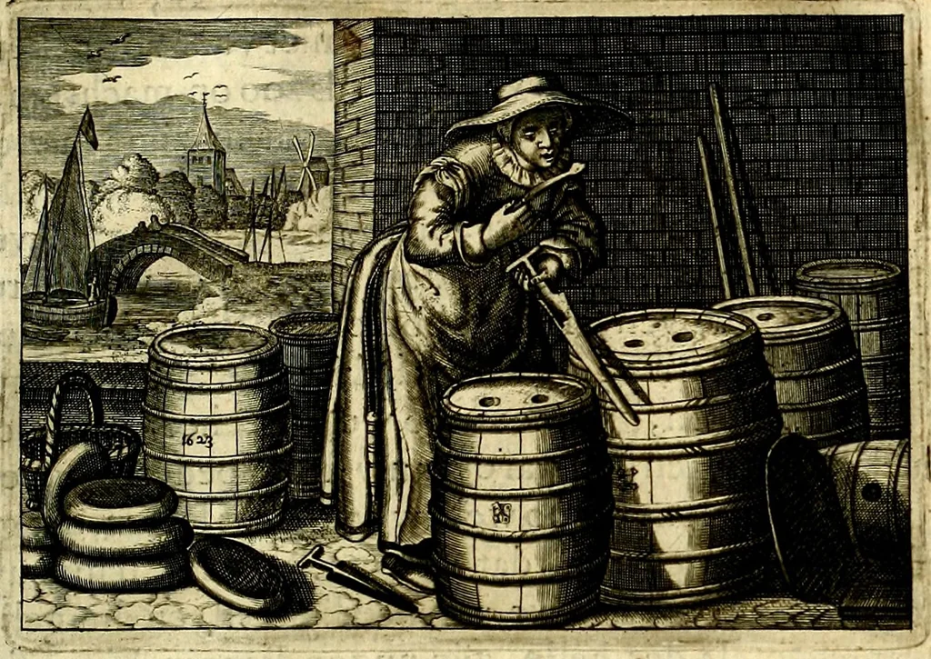 An illustration from Iohannis de Brunes I.C. Emblemata of Zinne-werck : voorghestelt, in Beelden, ghedichten, en breeder uijt-legginghen, tot uijt-druckinghe, en verbeteringhe van verscheijden feijlen onser eeuwe, 1661, leaf 72