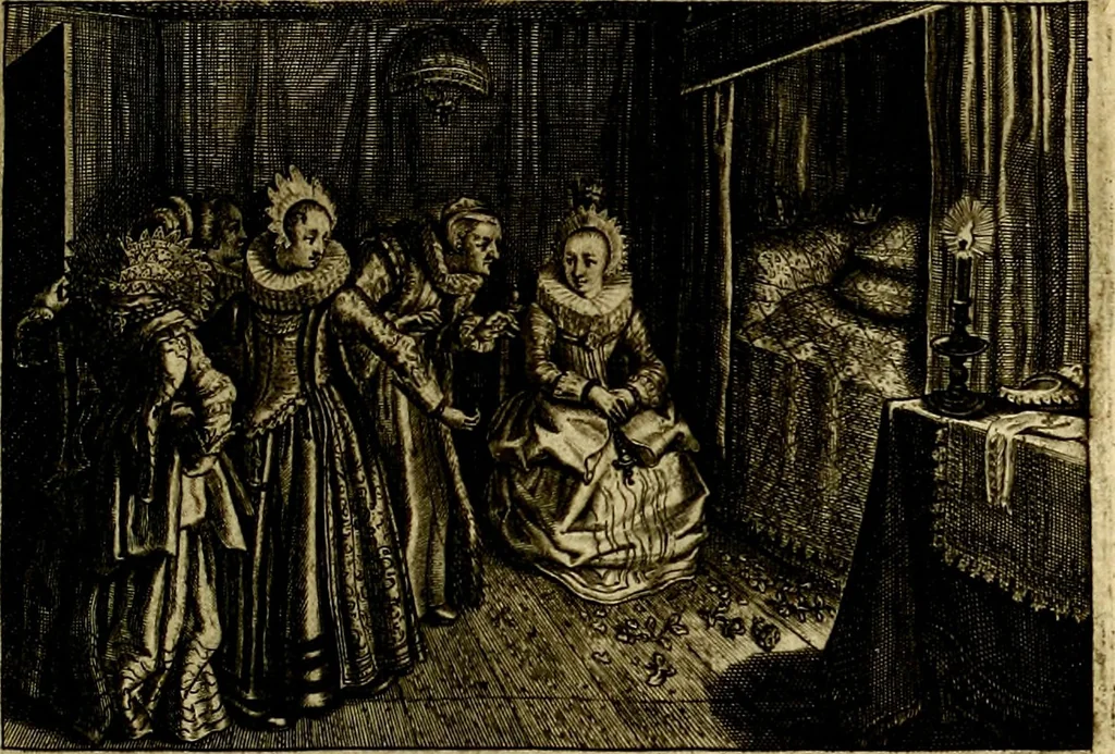 An illustration from Iohannis de Brunes I.C. Emblemata of Zinne-werck : voorghestelt, in Beelden, ghedichten, en breeder uijt-legginghen, tot uijt-druckinghe, en verbeteringhe van verscheijden feijlen onser eeuwe, 1661, leaf 22