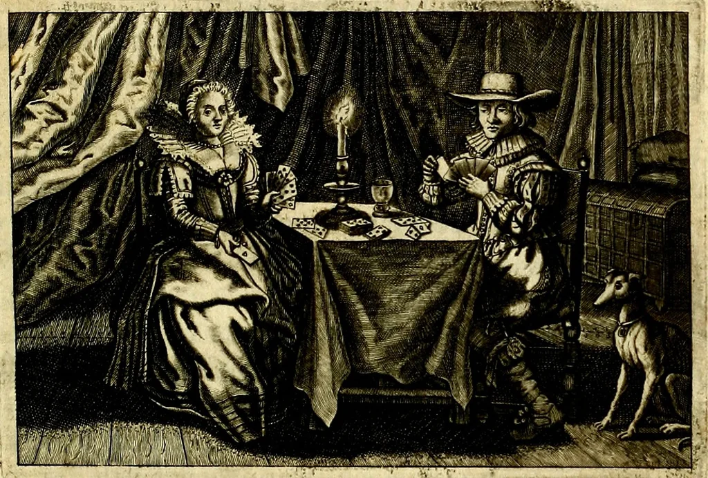 An illustration from Iohannis de Brunes I.C. Emblemata of Zinne-werck : voorghestelt, in Beelden, ghedichten, en breeder uijt-legginghen, tot uijt-druckinghe, en verbeteringhe van verscheijden feijlen onser eeuwe, 1661, leaf 274