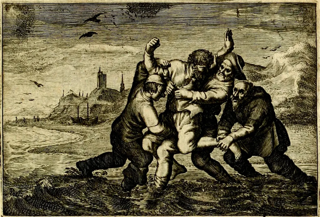 An illustration from Iohannis de Brunes I.C. Emblemata of Zinne-werck : voorghestelt, in Beelden, ghedichten, en breeder uijt-legginghen, tot uijt-druckinghe, en verbeteringhe van verscheijden feijlen onser eeuwe, 1661, leaf 290