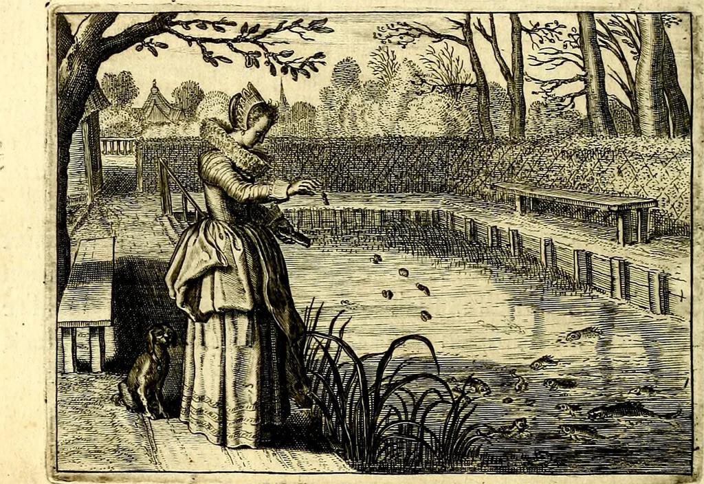 An illustration from Iohannis de Brunes I.C. Emblemata of Zinne-werck : voorghestelt, in Beelden, ghedichten, en breeder uijt-legginghen, tot uijt-druckinghe, en verbeteringhe van verscheijden feijlen onser eeuwe, 1661, leaf 313