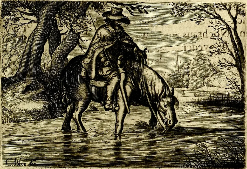 An illustration from Iohannis de Brunes I.C. Emblemata of Zinne-werck : voorghestelt, in Beelden, ghedichten, en breeder uijt-legginghen, tot uijt-druckinghe, en verbeteringhe van verscheijden feijlen onser eeuwe, 1661, leaf 336