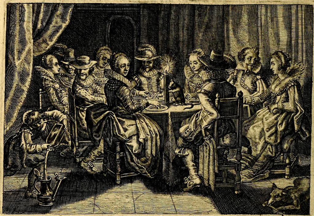An illustration from Iohannis de Brunes I.C. Emblemata of Zinne-werck : voorghesteet, In Beelden, ghedichten, en breeder uijt-legginghen tot uijt-druckinghe, en verbeteringhe van verscheijden teijlen onser eeuwe. Spe et metu, 1624, leaf 211