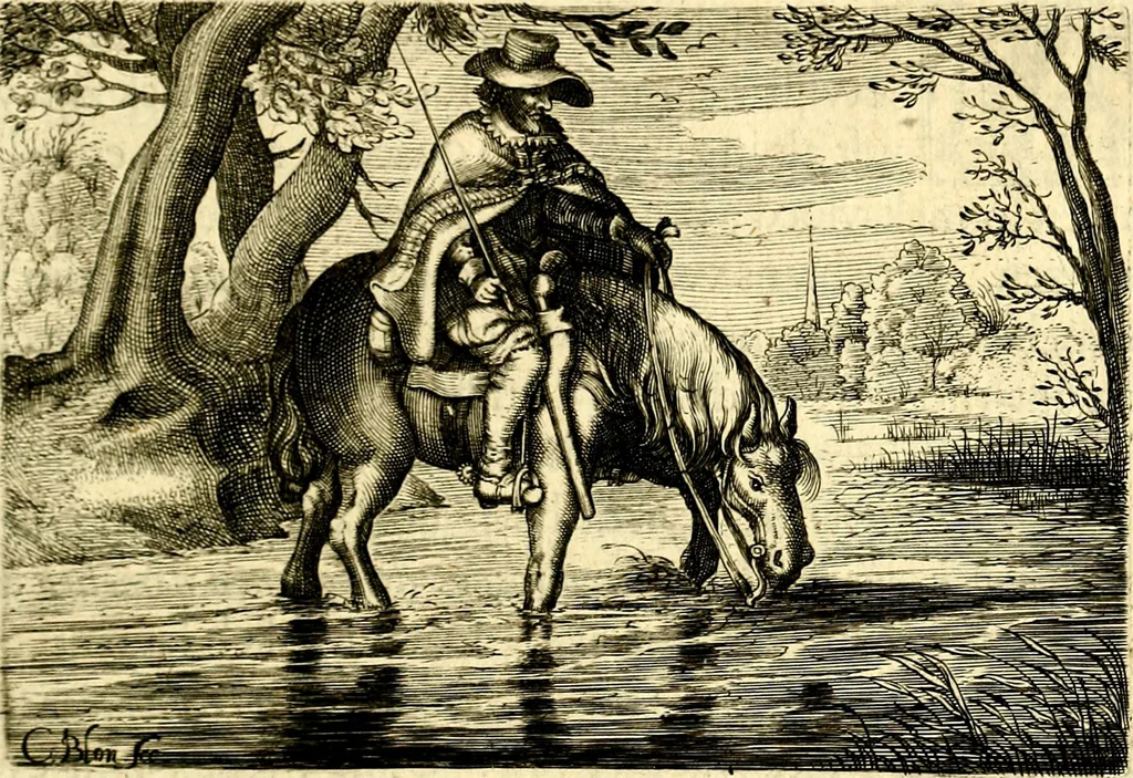 An illustration from Iohannis de Brunes I.C. Emblemata of Zinne-werck : voorghesteet, In Beelden, ghedichten, en breeder uijt-legginghen tot uijt-druckinghe, en verbeteringhe van verscheijden teijlen onser eeuwe. Spe et metu, 1624, leaf 338