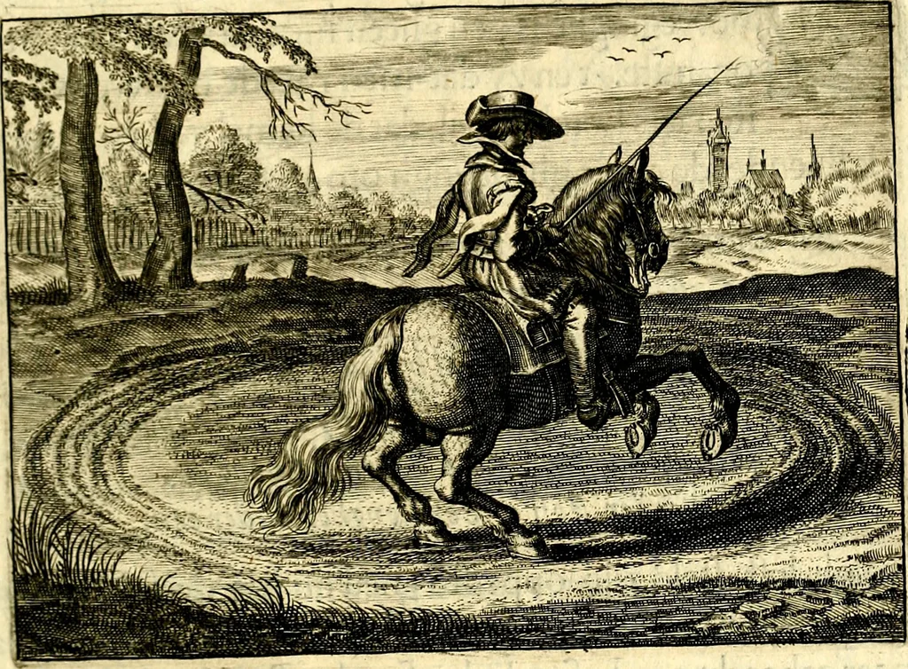 An illustration from Iohannis de Brunes I.C. Emblemata of Zinne-werck : voorghesteet, In Beelden, ghedichten, en breeder uijt-legginghen tot uijt-druckinghe, en verbeteringhe van verscheijden teijlen onser eeuwe. Spe et metu, 1624, leaf 368