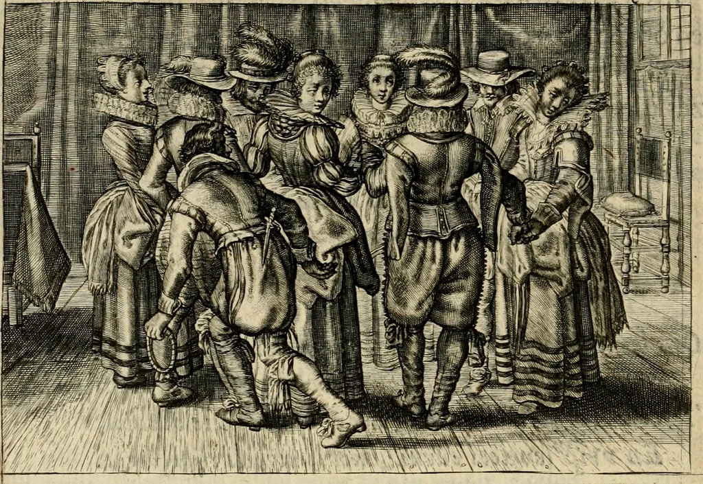 An illustration from Iohannis de Brunes I.C. Emblemata of zinne-werck : voorghestelt in beelden, ghedichten, en breeder uijt-legginghen, tot uijt-druckinghe en verbeteringhe van verscheijden feijlen onser eeuwe, 1636, leaf 169