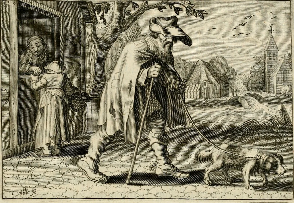 An illustration from Iohannis de Brunes I.C. Emblemata of zinne-werck : voorghestelt in beelden, ghedichten, en breeder uijt-legginghen, tot uijt-druckinghe en verbeteringhe van verscheijden feijlen onser eeuwe, 1636, leaf 174