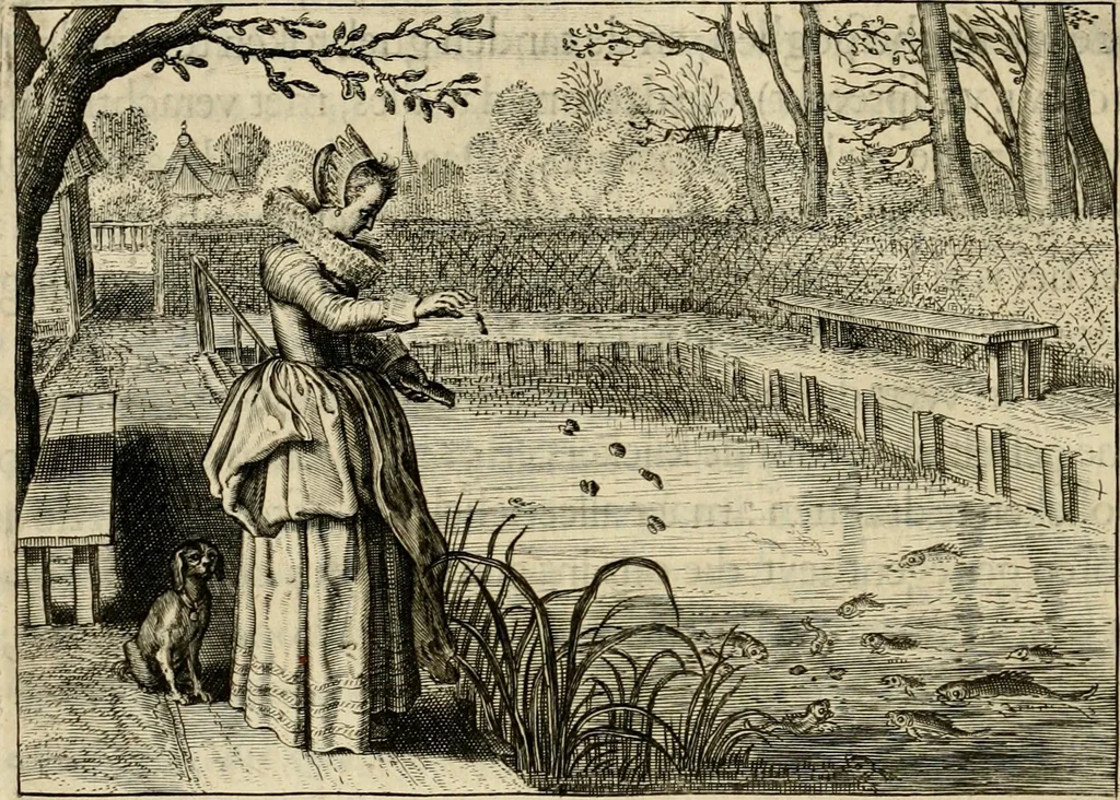 An illustration from Iohannis de Brunes I.C. Emblemata of zinne-werck : voorghestelt in beelden, ghedichten, en breeder uijt-legginghen, tot uijt-druckinghe en verbeteringhe van verscheijden feijlen onser eeuwe, 1636, leaf 321
