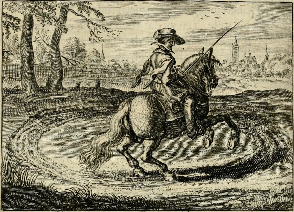 An illustration from Iohannis de Brunes I.C. Emblemata of zinne-werck : voorghestelt in beelden, ghedichten, en breeder uijt-legginghen, tot uijt-druckinghe en verbeteringhe van verscheijden feijlen onser eeuwe, 1636, leaf 374