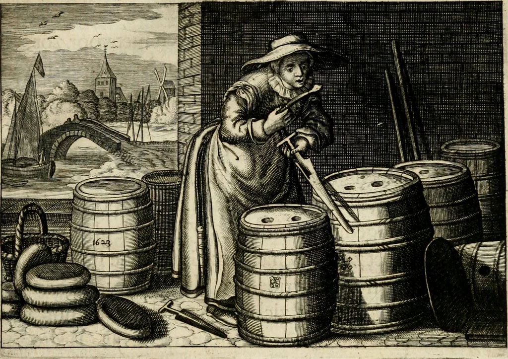 An illustration from Iohannis de Brunes I.C. Emblemata of zinne-werck : voorghestelt in beelden, ghedichten, en breeder uijt-legginghen, tot uijt-druckinghe en verbeteringhe van verscheijden feijlen onser eeuwe, 1636, leaf 78