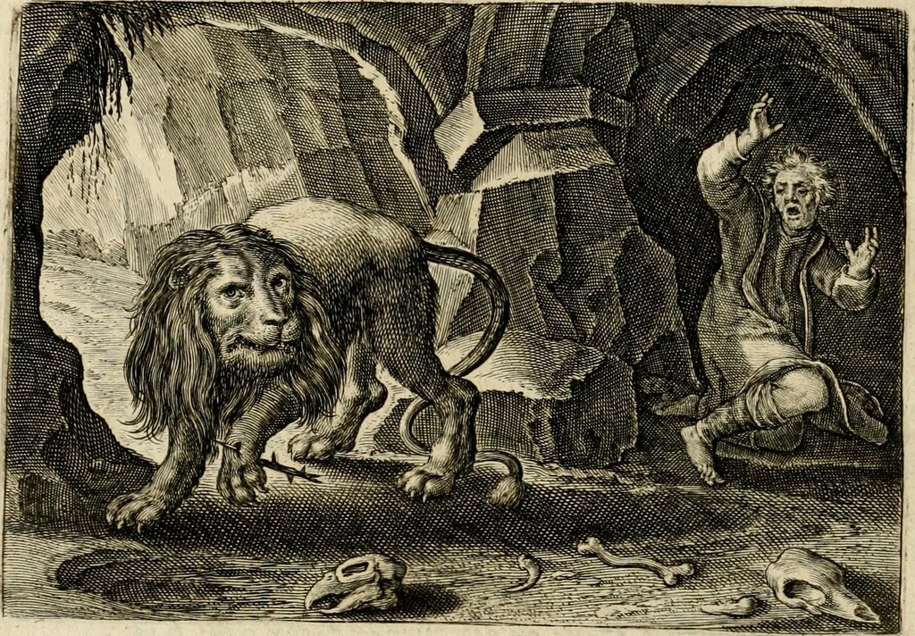 An illustration from Iohannis de Brunes I.C. Emblemata of zinne-werck : voorghestelt in beelden, ghedichten, en breeder uijt-legginghen, tot uijt-druckinghe en verbeteringhe van verscheijden feijlen onser eeuwe, 1636, leaf 87