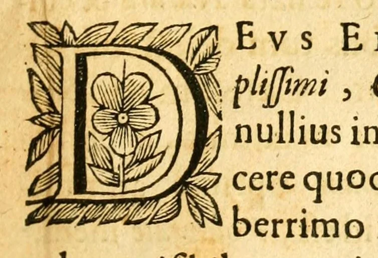 An illustration from Iohannis Schröderi, doct. medici, nec non Reipublicæ Moeno-Francofurtanae physici ordinarii, Pharmacopëia medico-chymica : sive, Thesaurus pharmacologicus. Quo composita quæque celebriora; hinc mineralia, vegetabilia & animalia chymico-medicè describuntur, atque insuper principia physicè Hermetico Hippocraticæ candidè exhibentur, 1656, leaf 5