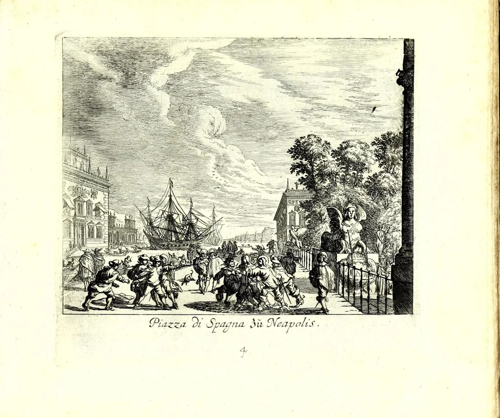 An illustration from Iohann Wilhelm Bauren Underschidliche Prospecten, welche er in dennen Landen Italiae und dan auf seiner Heimreis Friaul, Karnten, Stejr nach dem Leben gezeichnet, 1681, leaf 17