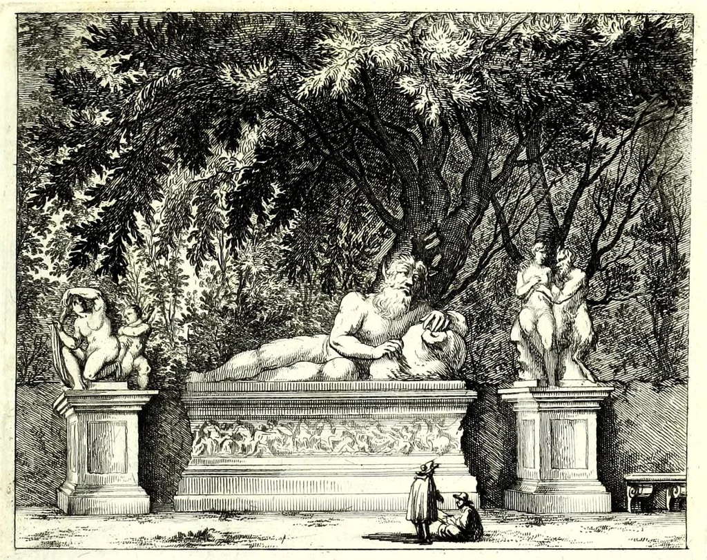 An illustration from Iohann Wilhelm Bauren Underschidliche Prospecten, welche er in dennen Landen Italiae und dan auf seiner Heimreis Friaul, Karnten, Stejr nach dem Leben gezeichnet, 1681, leaf 21
