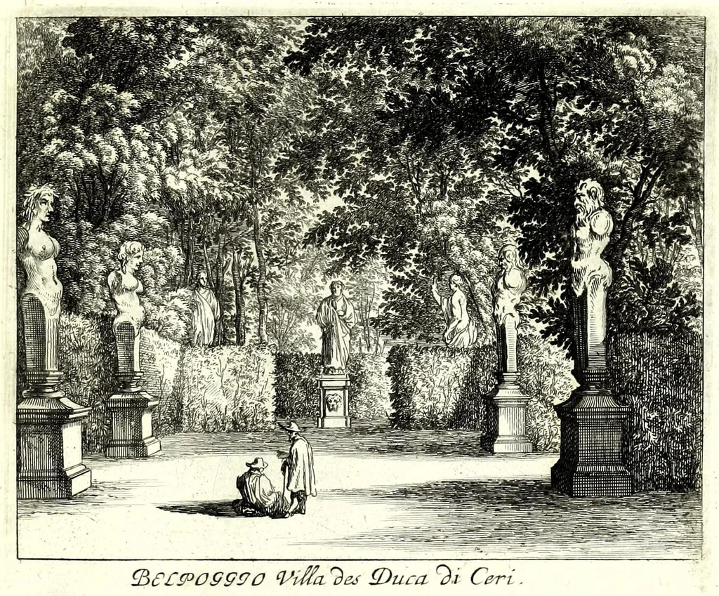 An illustration from Iohann Wilhelm Bauren Underschidliche Prospecten, welche er in dennen Landen Italiae und dan auf seiner Heimreis Friaul, Karnten, Stejr nach dem Leben gezeichnet, 1681, leaf 27
