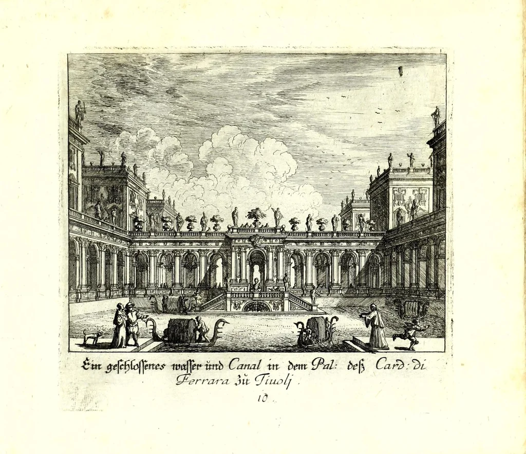 An illustration from Iohann Wilhelm Bauren Underschidliche Prospecten, welche er in dennen Landen Italiae und dan auf seiner Heimreis Friaul, Karnten, Stejr nach dem Leben gezeichnet, 1681, leaf 29