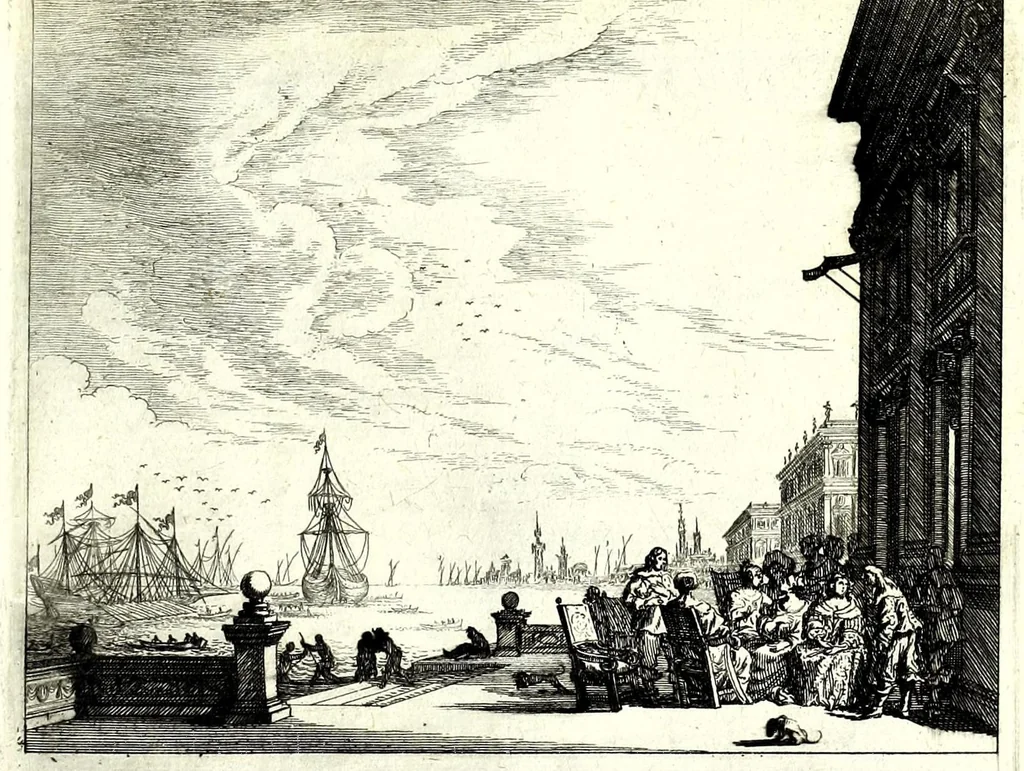 An illustration from Iohann Wilhelm Bauren Underschidliche Prospecten, welche er in dennen Landen Italiae und dan auf seiner Heimreis Friaul, Karnten, Stejr nach dem Leben gezeichnet, 1681, leaf 53