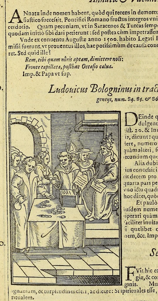 An illustration from Iohan. VVolfii I. C. Lectionum memorabilium et reconditarum centenarii XVI. : Habet hic lector doctorum ecclesiae, vatum, politicorum, philosophorum, historicorum, aliorumq[ue] sapientum & eruditorum pia, grauia, mira, arcana, & stupenda; iucunda simul & vtilia, dicta, scripta, atq[ue] facta; Vaticinia item vota, omina, mysteria, hieroglyphica, miracula, visiones, antiquitates, monumenta, testimonia, exempla virtutu[m], vitiorum, abusuum; typos insuper, picturas, atq[ue] imagines: Sed et ipsius coeli ac naturae horrenda signa, ostenta, monstra, atq[ue] portenta: His interiuncti sunt quoq[ue] omnes sacri prophaniq[ue] ordines: Ex quibus omnibus cum praeteriti status in ecclesia, republica, & communi vita consideratio; tum impendentium euentuum, ac indies magis magisq[ue] ingrauescentium malorum praesagitio: sed & multorum abstrusorum hactenus desideratorum reuelatio ob oculos perspicuè ponitur, 1600, leaf 1000