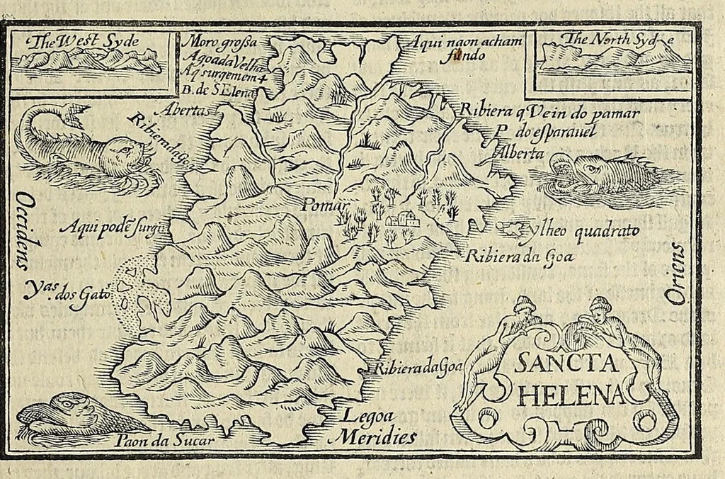 An illustration from Iohn Huighen van Linschoten his Discours of voyages into ye Easte & West Indies : deuided into foure bookes, 1598, leaf 189