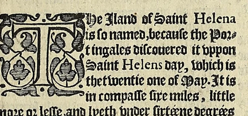 An illustration from Iohn Huighen van Linschoten his Discours of voyages into ye Easte & West Indies : deuided into foure bookes, 1598, leaf 189
