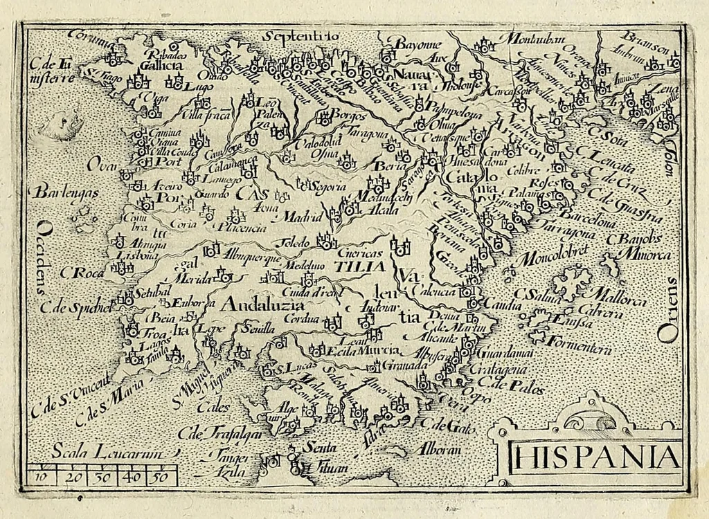 An illustration from Iohn Huighen van Linschoten his Discours of voyages into ye Easte & West Indies : deuided into foure bookes, 1598, leaf 461