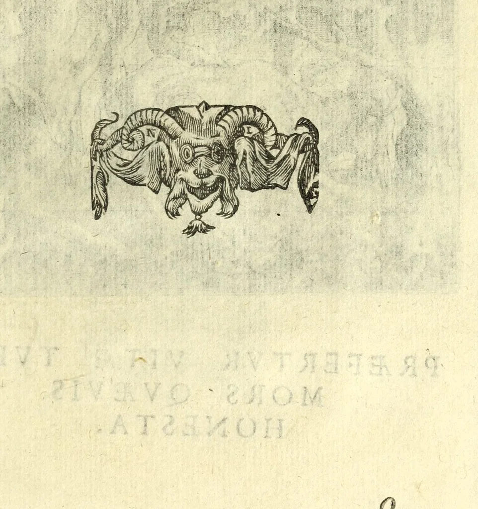 An illustration from Io. Mercerii I.C. Emblemata, 1592, leaf 111
